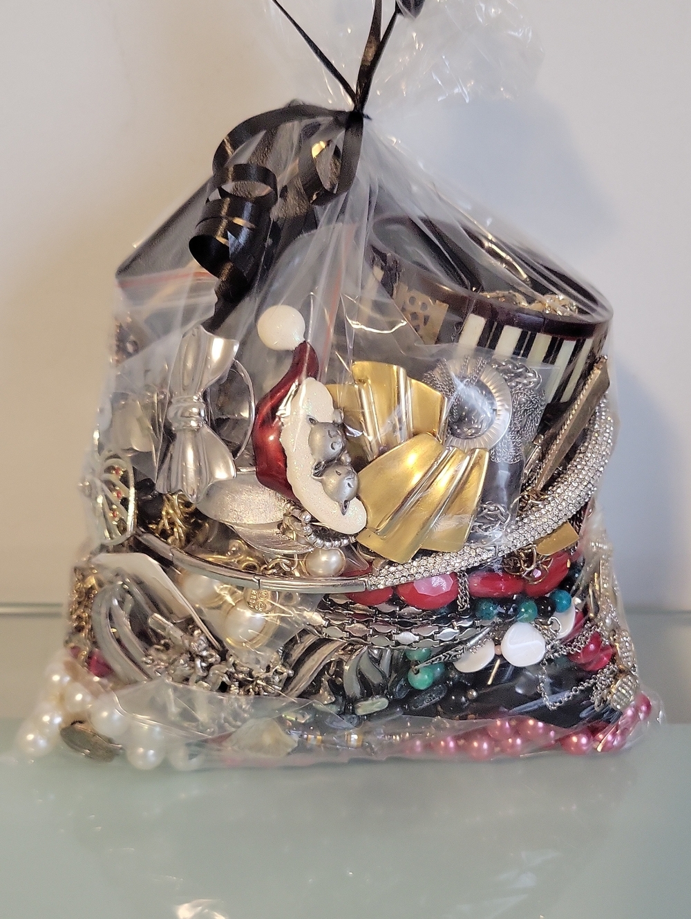 Mixed Mystery Bag Of Costume Jewelry 4lbs